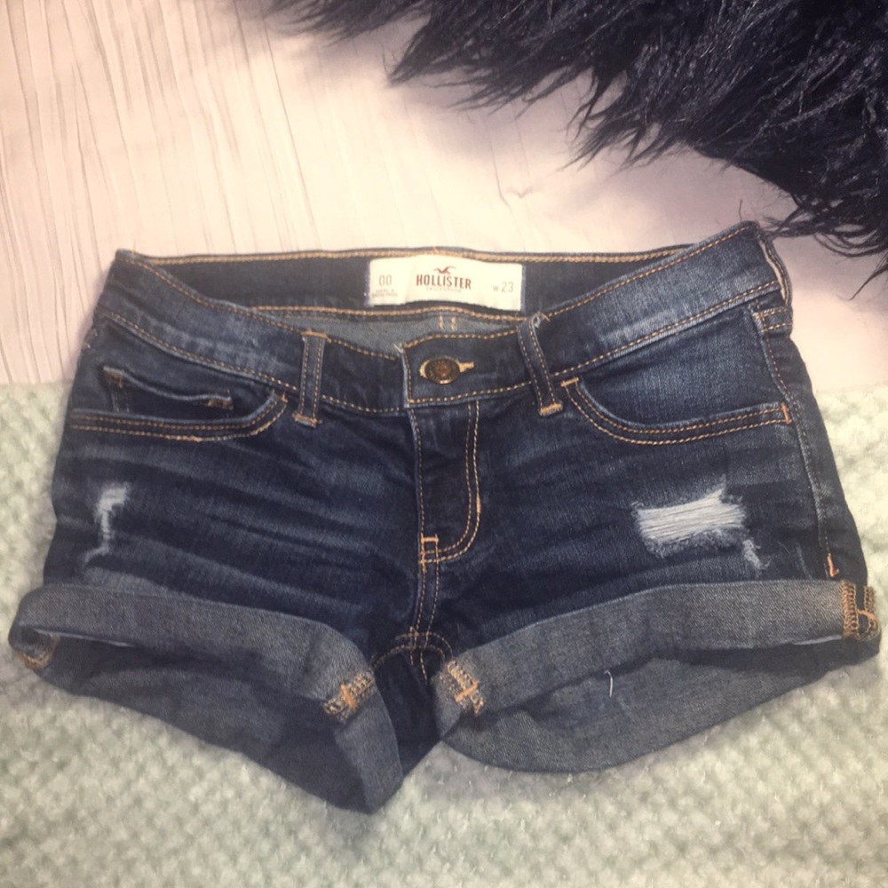 Hollister Dark Jean Shorts